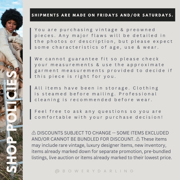 Rachel Roy Boho Western Faux Fur Vest - Black (S) - Picture 4 of 4